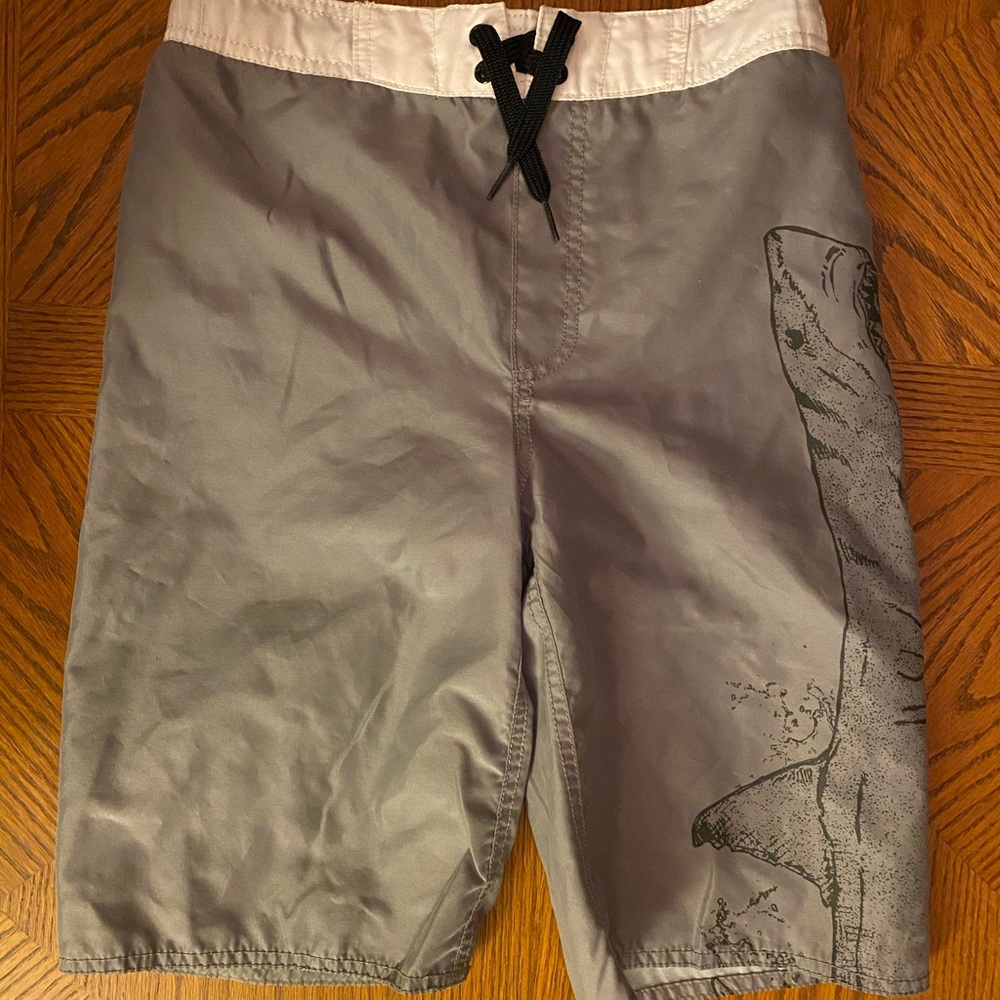 Old Navy swim trunks, light Grey